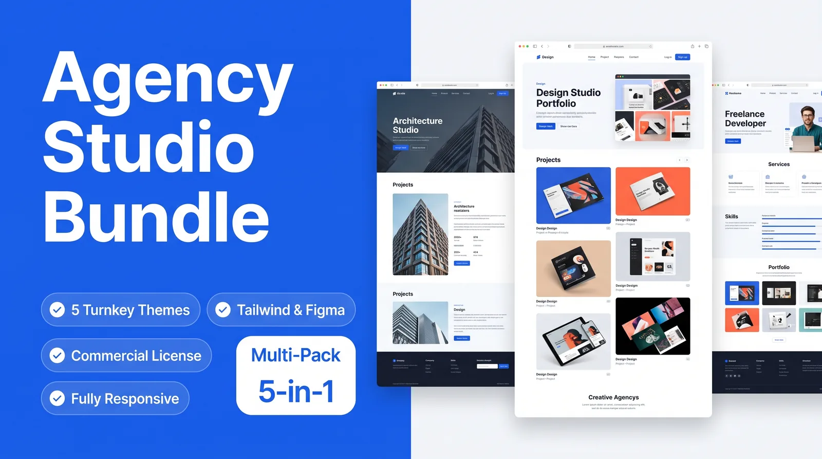 Agency Multi-Template Bundle showcase